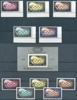 YEMEN,Northern Yemen,1960 Olympic Games - Rome, Italy,Perforated - Imperforated - Minisheet 4B,MNH,Value:€300,00 + - Ete 1960: Rome