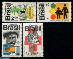 Brazil 1972 Country & People 4v, Mint NH, Various - Agriculture - Export & Trade - Neufs