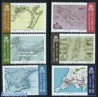 Isle Of Man 2007 Maps 6v, Mint NH, Various - Maps - Geografía