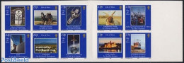 Isle Of Man 2002 Photography 10v S-a In Booklet, Mint NH, Nature - Transport - Cattle - Horses - Stamp Booklets - Rail.. - Ohne Zuordnung