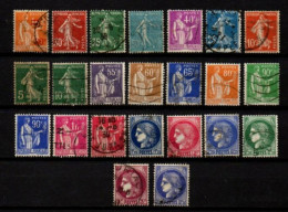 FRANCE    -   LOT  De 20 Petits Formats Oblitérés Différents - Used Stamps