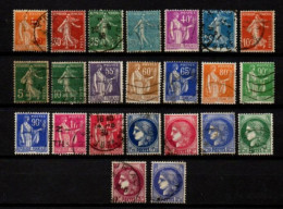 FRANCE    -   LOT  De 23 Petits Formats Oblitérés Différents - Used Stamps