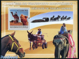 Mozambique 2009 Transports S/s, Mint NH, Nature - Camels - Mosambik