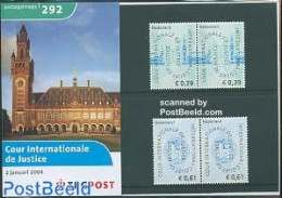Netherlands 2004 Cour De Justice Pres. Pack, Mint NH, Various - Justice - Art - Architecture - Unused Stamps