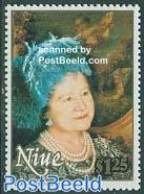 Niue 1990 Queen Mother 1v, Mint NH, History - Kings & Queens (Royalty) - Familles Royales