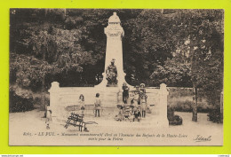 43 LE PUY N°8065 Monument En L'Honneur Des Enfants De Haute Loire Morts Pour La Patrie Statue Enfants Poussette VOIR DOS - Le Puy En Velay