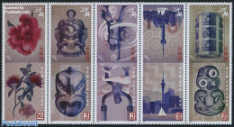 New Zealand 2010 Expo Shanghai 5v [::::], Mint NH, Nature - Various - Flowers & Plants - World Expositions - Nuovi