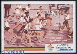 Uganda 1991 Olympic Games S/s, Estafette, Mint NH, Sport - Athletics - Olympic Games - Athletics