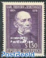 Austria 1954 K.F. Von Rokitansky 1v, Unused (hinged) - Nuovi