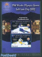 Palau 2002 Olympic Winter Games S/s (white Rings), Mint NH, Sport - Olympic Winter Games - Skiing - Skiing