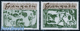 French Polynesia 2006 Gaugin 2v, Mint NH, Nature - Dogs - Art - Paintings - Paul Gauguin - Ongebruikt