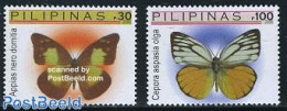 Philippines 2006 Definitives, Butterflies 2v, Mint NH, Nature - Butterflies - Filippijnen