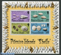 Pitcairn Islands 1974 Shells S/s, Mint NH, Nature - Shells & Crustaceans - Vita Acquatica