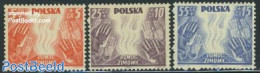 Poland 1938 Winter Aid 3v, Unused (hinged) - Neufs