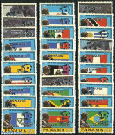 Panama 1980 World Cup Football 30v, Silver Overprints, Mint NH, Sport - Football - Olympic Games - Panamá