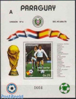 Paraguay 1982 World Cup Football Spain S/s (A Or B On Top), Mint NH, Sport - Football - Paraguay
