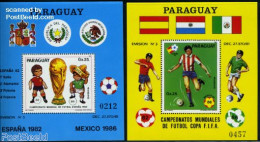 Paraguay 1984 World Cup Football 2 S/s, Mint NH, Sport - Football - Paraguay