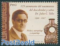 Peru 2005 Dr. Julio Tello 1v, Mint NH, History - Archaeology - History - Archaeology