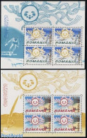 Romania 2004 Europa 2 M/ss, Mint NH, History - Various - Europa (cept) - Tourism - Nuovi