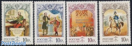 Russia 2005 Alexander II 4v, Mint NH, History - Nature - Kings & Queens (Royalty) - Horses - Königshäuser, Adel