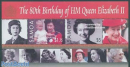 Samoa 2006 Elizabeth 80th Birthday S/s, Mint NH, History - Kings & Queens (Royalty) - Familles Royales