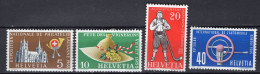 T3428 - SUISSE SWITZERLAND Yv N°558/61 * - Unused Stamps