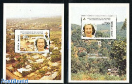 Sierra Leone 1992 40th Ascession Ann. 2 S/s, Mint NH, History - Kings & Queens (Royalty) - Case Reali