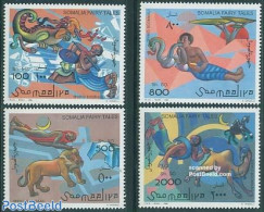 Somalia 1996 Fairy Tales 4v, Mint NH, Art - Fairytales - Fairy Tales, Popular Stories & Legends