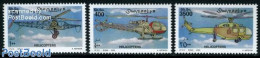 Somalia 2000 Helicopters 3v, Mint NH, Transport - Helicopters - Hélicoptères