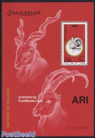 Somalia 2003 Year Of The Goat S/s, Mint NH, Nature - Various - Animals (others & Mixed) - Cattle - New Year - New Year