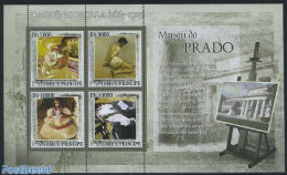 Sao Tome/Principe 2007 Prado Museum J. Sorolla 4v M/s, Mint NH, Art - Museums - Paintings - Musea