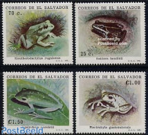 El Salvador 1991 Frogs 4v, Mint NH, Nature - Frogs & Toads - Reptiles - El Salvador