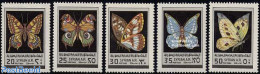 Syria 1979 Butterflies 5v, Mint NH, Nature - Butterflies - Siria