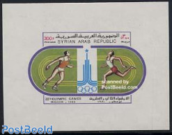 Syria 1980 Olympic Games S/s, Mint NH, Sport - Athletics - Olympic Games - Leichtathletik