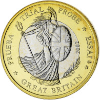 Grande-Bretagne, Euro, Fantasy Euro Patterns, Essai-Trial, 2002, Bimétallique - Privéproeven