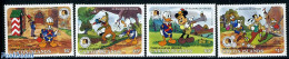 Turks And Caicos Islands 1985 Disney, Grimm 4v, Mint NH, Art - Disney - Fairytales - Disney