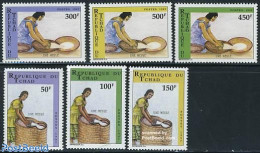 Chad 1997 Definitives 6v, Mint NH, Health - Food & Drink - Sonstige & Ohne Zuordnung