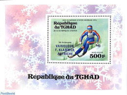 Chad 1976 Olympic Winter Winners S/s, Mint NH, Sport - Olympic Winter Games - Skiing - Otros & Sin Clasificación