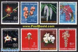 Thailand 1967 Orchids 8v, Mint NH, Nature - Flowers & Plants - Orchids - Thaïlande