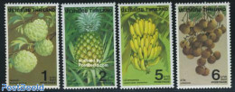 Thailand 1979 Fruits 4v, Mint NH, Nature - Fruit - Fruit