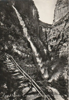 LAGO DI GARDA CAMPIONE LA CASCATA ANNO 1958 VIAGGIATA - Brescia