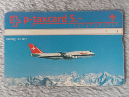 SWITZERLAND - KP-93/135B - Swissair Boeing 747-357 - AIRPLANE - 10.000EX. - Svizzera