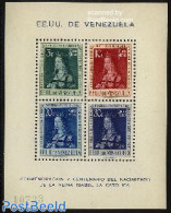 Venezuela 1951 Queen Isabella S/s, Mint NH, History - Kings & Queens (Royalty) - Case Reali