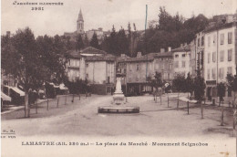 LAMASTRE La Place Du Marche - Lamastre
