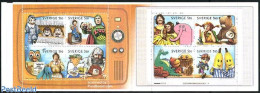 Sweden 2006 Children Television 8v In Booklet, Mint NH, Nature - Performance Art - Bears - Owls - Prehistoric Animals .. - Neufs