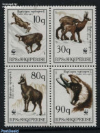 Albania 1990 WWF, Chamoix 4v [+], Mint NH, Nature - Animals (others & Mixed) - World Wildlife Fund (WWF) - Albanien