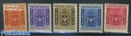 Albania 1940 Postage Due 5v, Unused (hinged), History - Coat Of Arms - Albanie