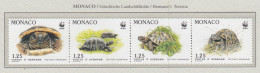 MONACO 1991 WWF Turtles Mi 2046-2049 MNH(**) Fauna 802 - Schildpadden