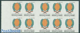 Andorra, French Post 2001 Coat Of Arms Booklet, Mint NH, History - Coat Of Arms - Stamp Booklets - Ungebraucht