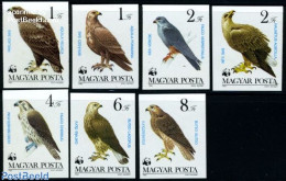 Hungary 1983 WWF, Birds 7v Imperforated, Mint NH, Nature - Birds - Birds Of Prey - World Wildlife Fund (WWF) - Ongebruikt